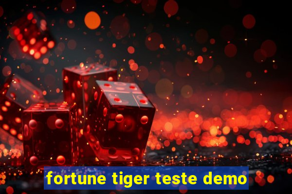 fortune tiger teste demo